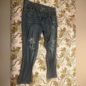 Gap Best Girlfriend Ripped Jeans | Medium Blue | Size: 32 EUC